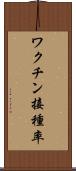 ワクチン接種率 Scroll
