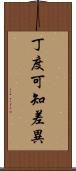 丁度可知差異 Scroll