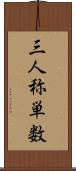 三人称単数 Scroll