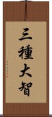 三種大智 Scroll