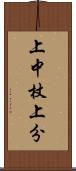 上中杖上分 Scroll