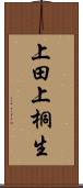 上田上桐生 Scroll