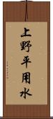 上野平用水 Scroll