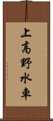 上高野水車 Scroll