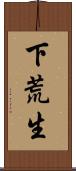 下荒生 Scroll