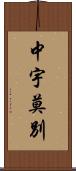 中宇莫別 Scroll