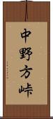 中野方峠 Scroll