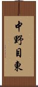中野目東 Scroll