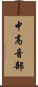 中高音部 Scroll