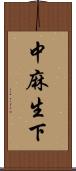 中麻生下 Scroll