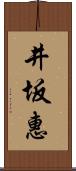 井坂惠 Scroll