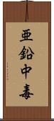 亜鉛中毒 Scroll