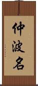 仲波名 Scroll