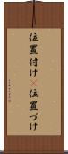 位置付け(P) Scroll