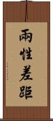 兩性差距 Scroll