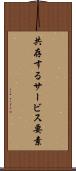 共存するサービス要素 Scroll