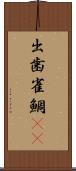 出歯雀鯛(rK) Scroll