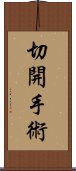 切開手術 Scroll