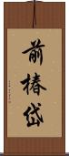 前椿岱 Scroll