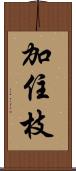 加住枝 Scroll