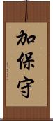 加保守 Scroll