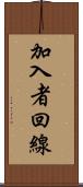 加入者回線 Scroll