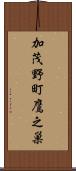 加茂野町鷹之巣 Scroll