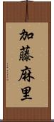 加藤麻里 Scroll