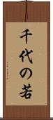 千代の若 Scroll