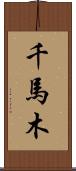 千馬木 Scroll