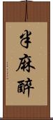 半麻醉 Scroll