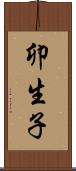 卯生子 Scroll
