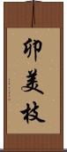 卯美枝 Scroll