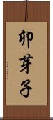 卯芽子 Scroll