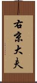 右京大夫 Scroll