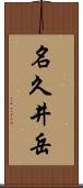 名久井岳 Scroll