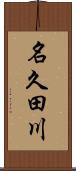 名久田川 Scroll