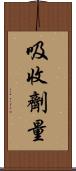 吸收劑量 Scroll