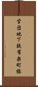 営団地下鉄有楽町線 Scroll