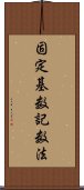 固定基数記数法 Scroll