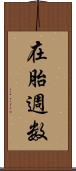 在胎週数 Scroll