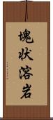 塊状溶岩 Scroll