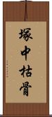 塚中枯骨 Scroll