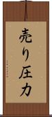 売り圧力 Scroll