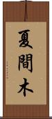 夏間木 Scroll