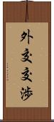 外交交渉 Scroll
