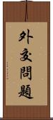 外交問題 Scroll