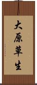 大原草生 Scroll