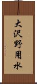 大沢野用水 Scroll