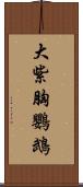 大紫胸鸚鵡 Scroll